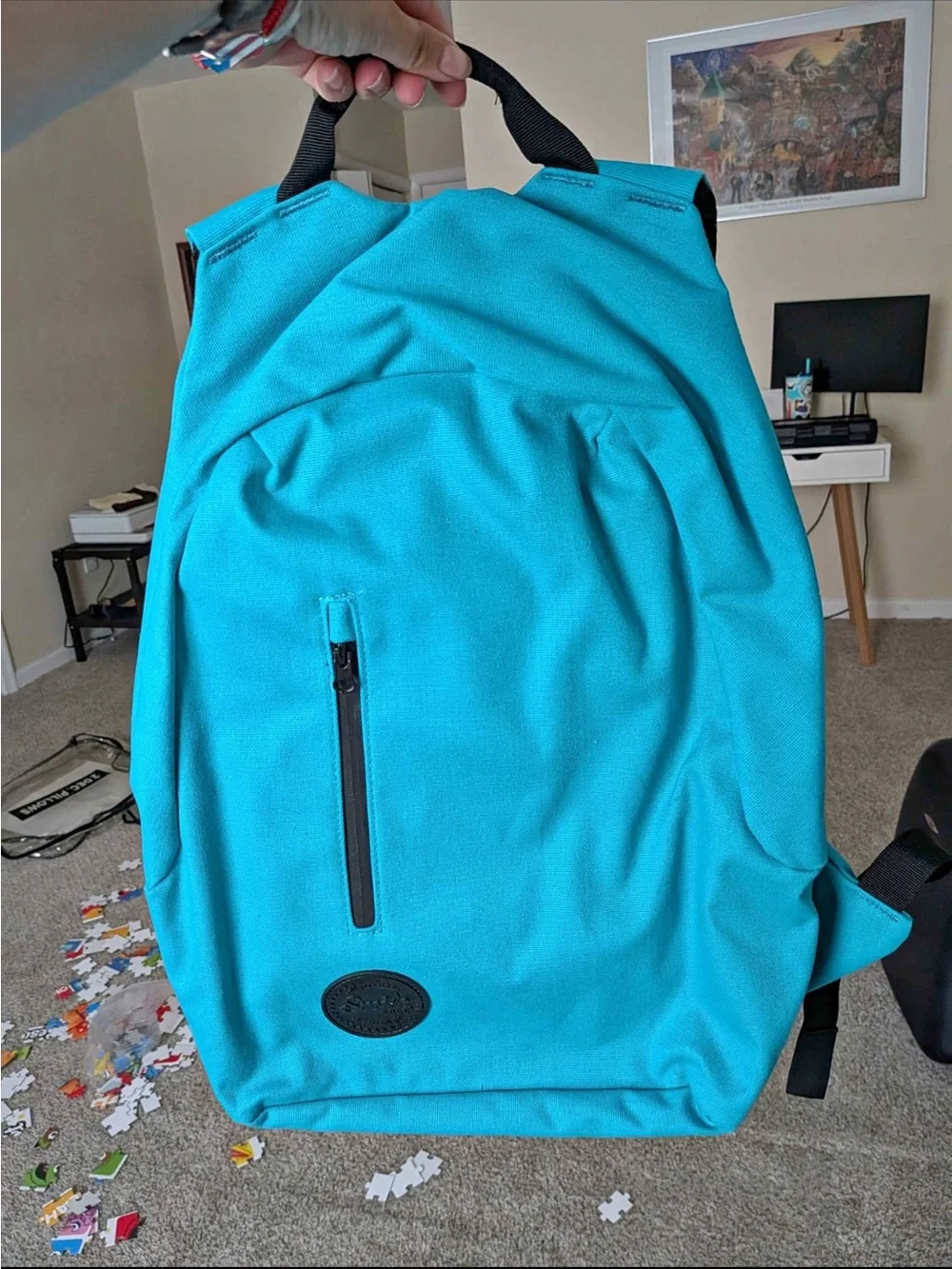 Turquoise Men's Backpack - Casual Daypack